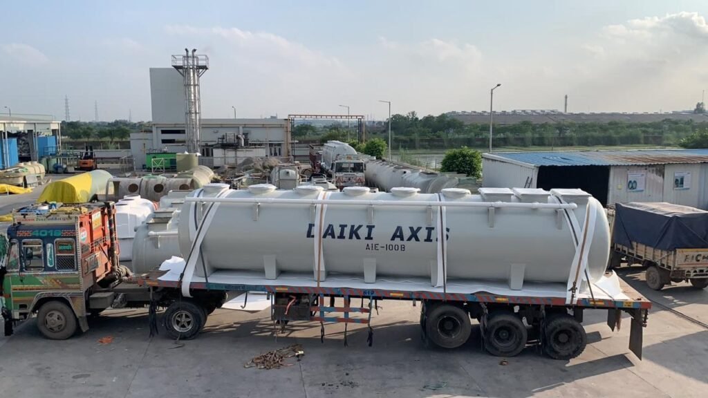 Krishna Logistics truck and cargo