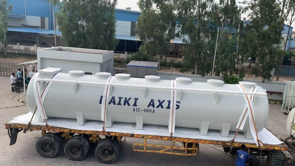 Krishna Logistics truck and cargo