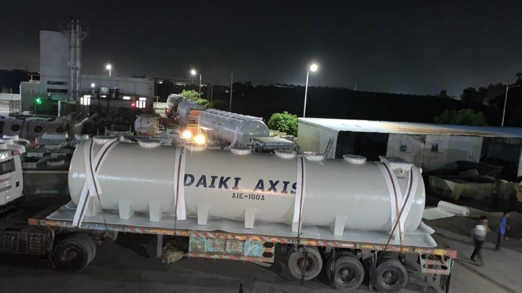 Krishna Logistics truck and cargo
