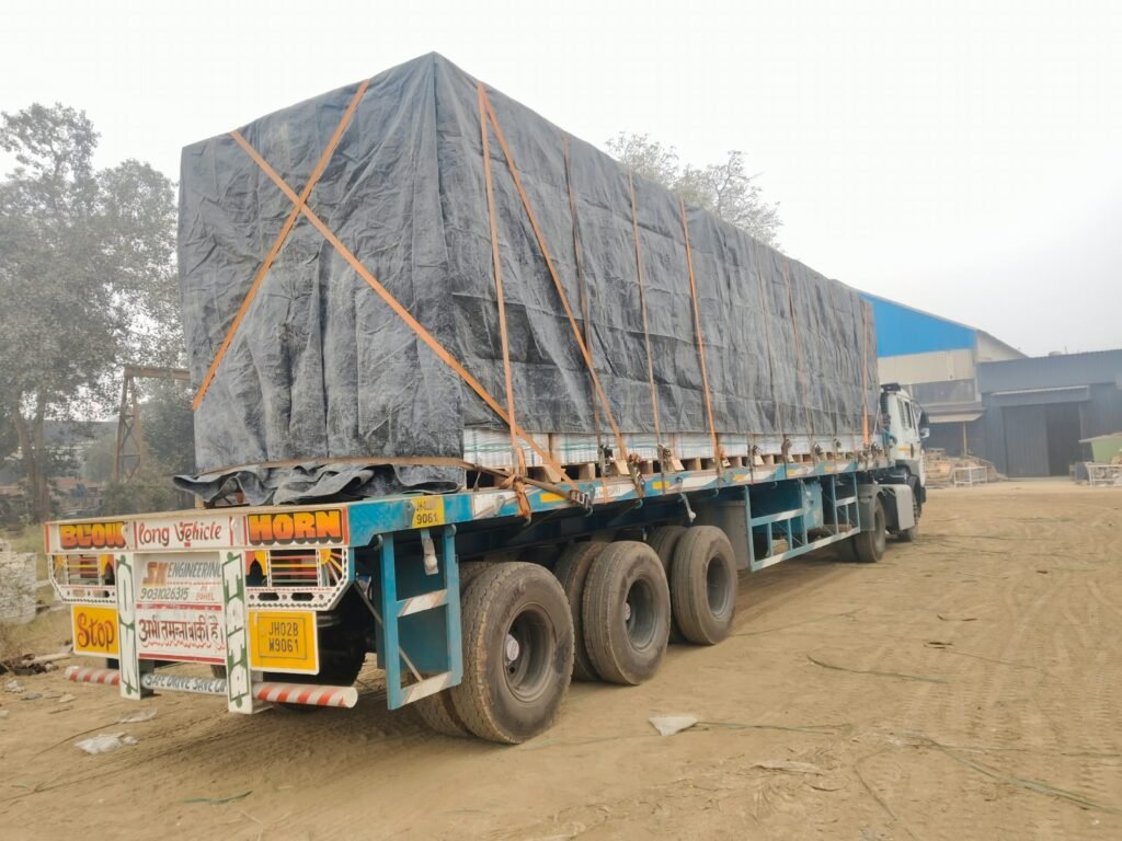 Krishna Logistics truck and cargo