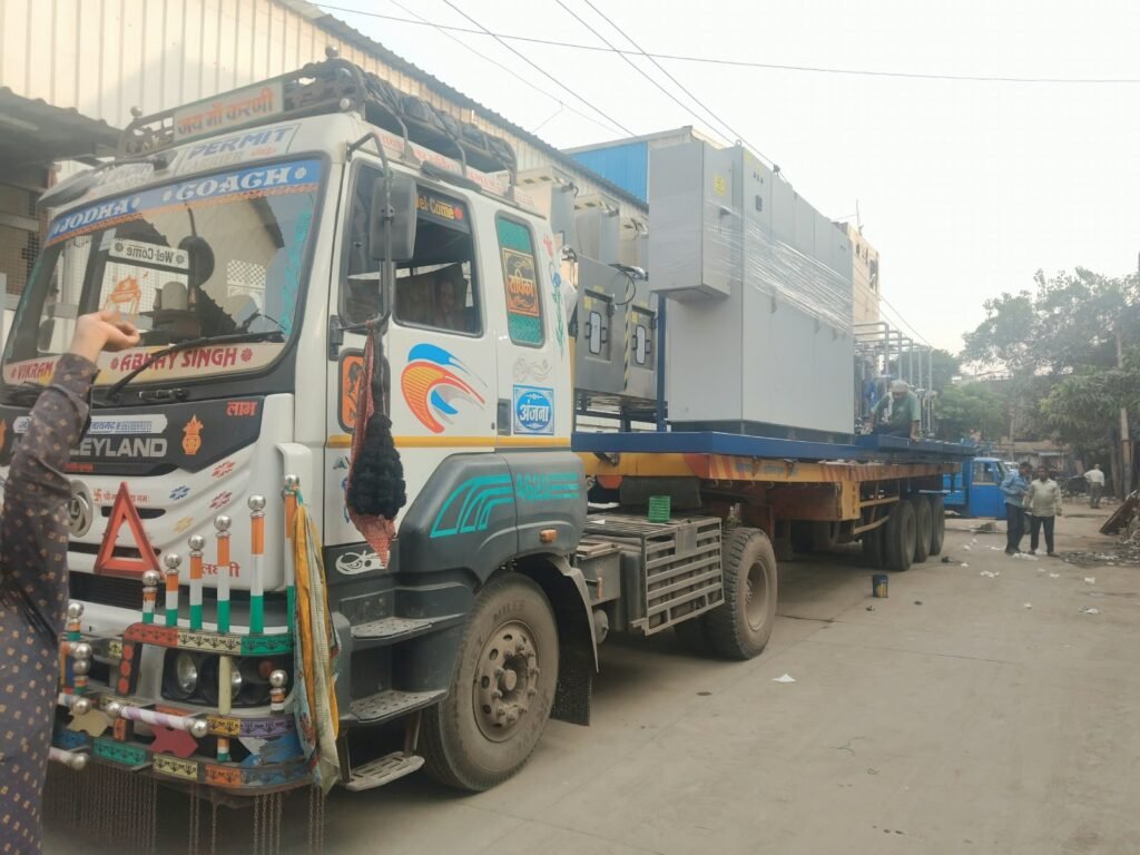 Krishna Logistics truck and cargo