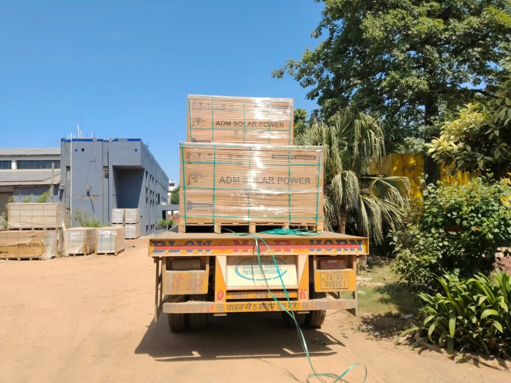 Krishna Logistics truck and cargo
