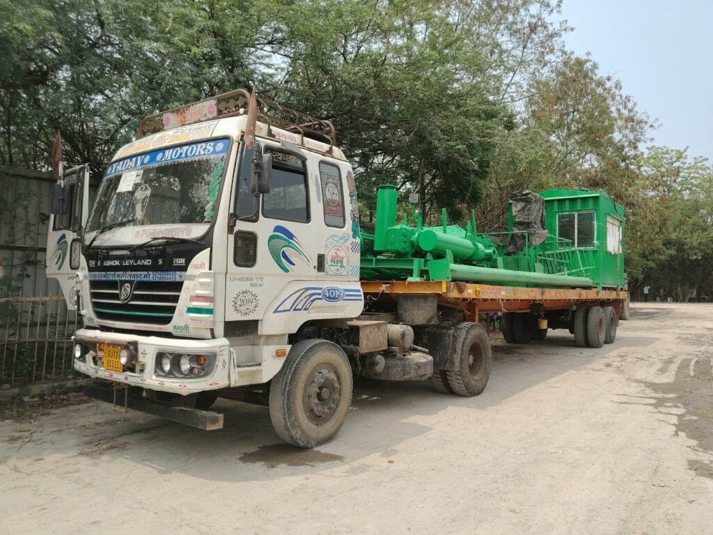 Krishna Logistics truck and cargo