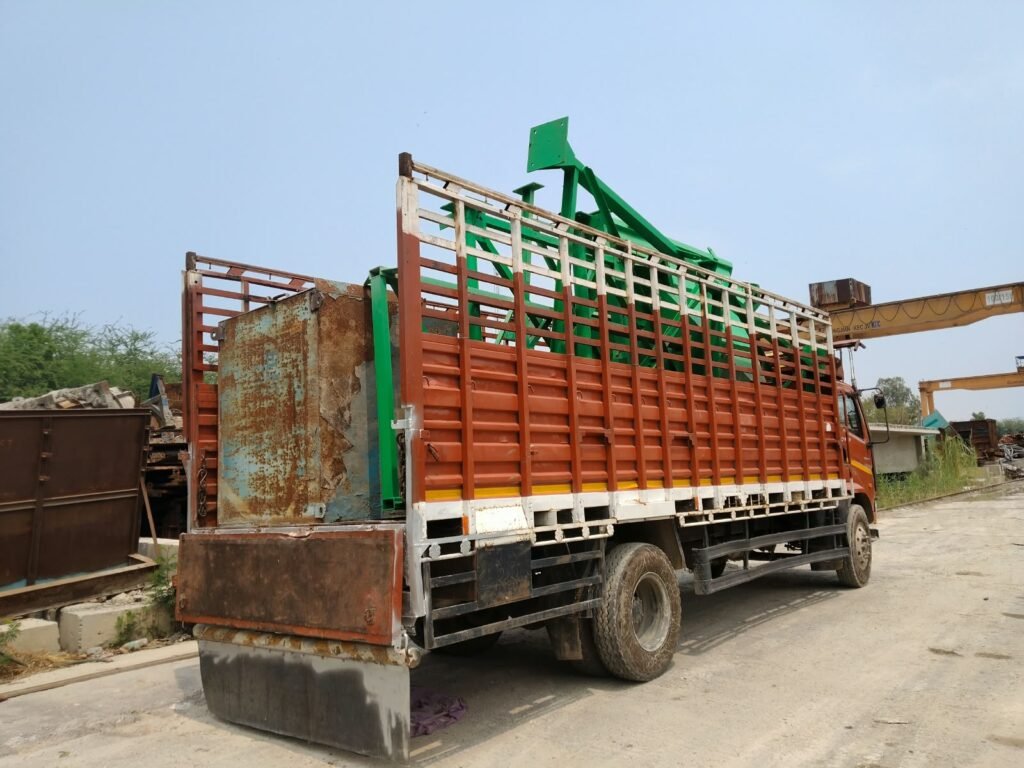 Krishna Logistics truck and cargo